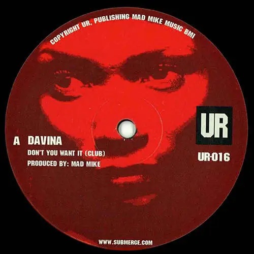 Davina – Don't You Want It – [Vinyl 12"]